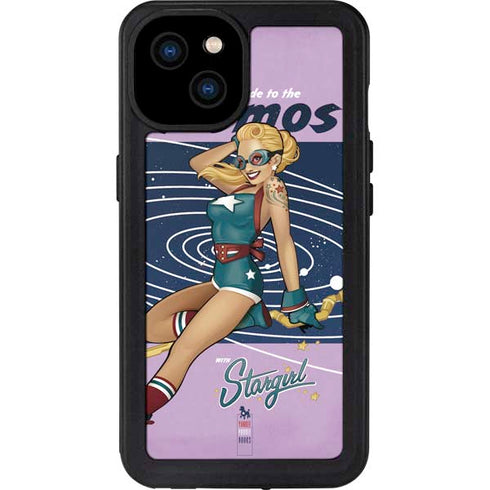 DC Comics Bombshells Stargirl- Field Guide to Cosmos iPhone 15 Plus Waterproof Case